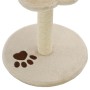Rascador para gatos con poste de sisal 40 cm beige y marrón en Mobiliario para gatos | Comprar online en Foru.es