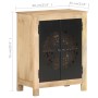 Aparador de madera maciza de mango 60x35x75 cm de vidaXL, Aparadores - Ref: Foro24-323600, Precio: 175,07 €, Descuento: %