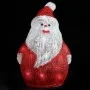Figura de Papá Noel de acrílico navideño LED 28 cm de vidaXL, Luces de Navidad - Ref: Foro24-328786, Precio: 21,63 €, Descuen...