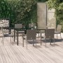 Set comedor jardín 7 pzas y cojines ratán sintético negro gris en Conjuntos de jardín | Comprar online en Foru.es