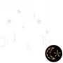 Luces estrella y luna 138 LEDs blanco cálido con control remoto de vidaXL, Luces de Navidad - Ref: Foro24-328794, Precio: 23,...