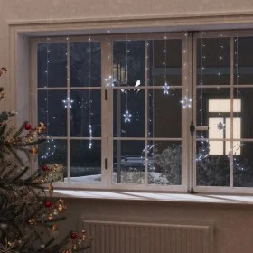 Star and moon lights 138 cold white LEDs with remote control by vidaXL, Christmas lights - Ref: Foro24-328795, Price: 14,42 €...