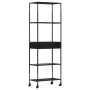 Estantería de madera de mango rugosa y hierro 60x35x180 cm de vidaXL, Librerías y estanterías - Ref: Foro24-323735, Precio: 1...