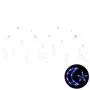 Luces estrella y luna 345 LEDs azul con control remoto de vidaXL, Luces de Navidad - Ref: Foro24-328800, Precio: 27,66 €, Des...