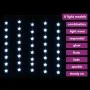 Cortina de luces estrellas 200 LEDs blanco frío 8 funciones de vidaXL, Luces de Navidad - Ref: Foro24-328803, Precio: 16,79 €...