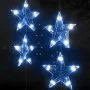 Cortina de luces estrellas 200 LEDs azul 8 funciones de vidaXL, Luces de Navidad - Ref: Foro24-328804, Precio: 14,90 €, Descu...