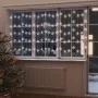 Cortina de luces estrellas 500 LEDs blanco cálido 8 funciones de vidaXL, Luces de Navidad - Ref: Foro24-328807, Precio: 56,60...