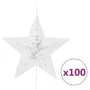 Cortina de luces estrellas 500 LEDs blanco cálido 8 funciones de vidaXL, Luces de Navidad - Ref: Foro24-328807, Precio: 56,60...