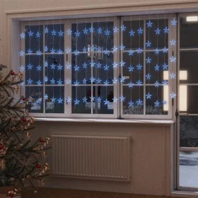 Cortina de luces estrellas 500 LEDs azul 8 funciones de vidaXL, Luces de Navidad - Ref: Foro24-328808, Precio: 53,34 €, Descu...