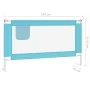 Sicherheitsgeländer für Kinderbett, blauer Stoff, 140 x 25 cm von vidaXL, Sicherheitsgeländer - Ref: Foro24-10210, Preis: 31,...