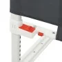 Child bed safety rail dark gray fabric 160x25 cm by vidaXL, Safety railings - Ref: Foro24-10230, Price: 34,82 €, Discount: %