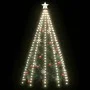 Red de luces de árbol de Navidad 250 LEDs blanco frío 250 cm de vidaXL, Mangueras y guirnaldas de luces - Ref: Foro24-328885,...