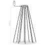 Christmas tree light network 250 LEDs blue 250 cm by vidaXL, Hoses and string lights - Ref: Foro24-328886, Price: 24,26 €, Di...
