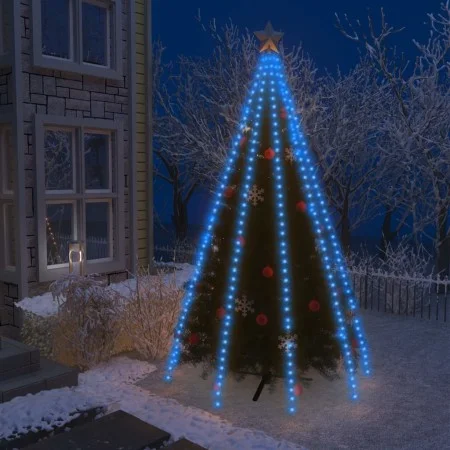 Christmas tree light network 400 LEDs blue 400 cm by vidaXL, Hoses and string lights - Ref: Foro24-328893, Price: 26,67 €, Di...