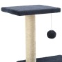 Rascador para gatos con poste de sisal 65 cm azul oscuro en Mobiliario para gatos | Comprar online en Foru.es