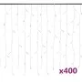 Cortina luces carámbano 10m 400 LED blanco cálido 8 funciones de vidaXL, Luces de Navidad - Ref: Foro24-328908, Precio: 36,52...