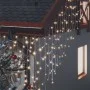 Cortina luces carámbano 10m 400 LED blanco cálido 8 funciones de vidaXL, Luces de Navidad - Ref: Foro24-328908, Precio: 36,52...