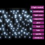 Cortina luces carámbano 10m 400 LED blanco frío 8 funciones de vidaXL, Luces de Navidad - Ref: Foro24-328911, Precio: 28,62 €...