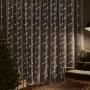 Cortina de luces LED 300 LED blanco frío 8 funciones 3x3 m de vidaXL, Luces de Navidad - Ref: Foro24-328928, Precio: 23,28 €,...