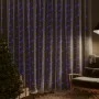 Cortina luces carámbano 3x3 m 300 LEDs azul 8 funciones de vidaXL, Luces de Navidad - Ref: Foro24-328930, Precio: 20,73 €, De...