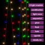 Cortina de luces 3x3 m 300 LED de colores 8 funciones de vidaXL, Luces de Navidad - Ref: Foro24-328932, Precio: 23,43 €, Desc...