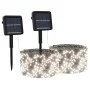 Tiras de luces solares LED 2 uds blanco frío interior/exterior de vidaXL, Luces de Navidad - Ref: Foro24-328948, Precio: 35,6...