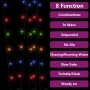 Tiras de luces solares LED 5 uds de colores interior/exterior de vidaXL, Luces de Navidad - Ref: Foro24-328954, Precio: 63,13...