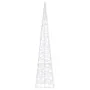 Cono de luz LED decorativo acrílico blanco frío 90 cm de vidaXL, Luces de Navidad - Ref: Foro24-328960, Precio: 27,83 €, Desc...