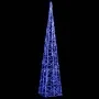 Cono de luz LED decorativo acrílico azul 90 cm de vidaXL, Luces de Navidad - Ref: Foro24-328961, Precio: 26,20 €, Descuento: %
