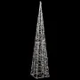Cono de luz LED decorativo acrílico blanco frío 120 cm de vidaXL, Luces de Navidad - Ref: Foro24-328964, Precio: 49,11 €, Des...