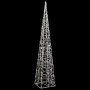 Cono de luz LED decorativo acrílico blanco frío 120 cm de vidaXL, Luces de Navidad - Ref: Foro24-328964, Precio: 49,71 €, Des...
