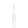 Cono de luz LED decorativo acrílico blanco frío 120 cm de vidaXL, Luces de Navidad - Ref: Foro24-328964, Precio: 49,11 €, Des...