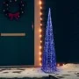 Cono de luz LED decorativo acrílico azul 120 cm de vidaXL, Luces de Navidad - Ref: Foro24-328965, Precio: 48,94 €, Descuento: %