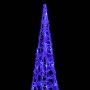 Cono de luz LED decorativo acrílico azul 120 cm de vidaXL, Luces de Navidad - Ref: Foro24-328965, Precio: 49,61 €, Descuento: %