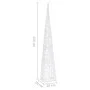 Cono de luz LED decorativo acrílico azul 120 cm de vidaXL, Luces de Navidad - Ref: Foro24-328965, Precio: 48,94 €, Descuento: %