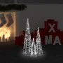 Set cono luz LED decorativo acrílico blanco frío 30/45/60cm de vidaXL, Luces de Navidad - Ref: Foro24-328968, Precio: 54,12 €...