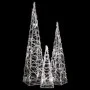 Set cono luz LED decorativo acrílico blanco frío 30/45/60cm de vidaXL, Luces de Navidad - Ref: Foro24-328968, Precio: 54,12 €...