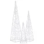 Set de cono de luz LED decorativo acrílico azul 30/45/60cm de vidaXL, Luces de Navidad - Ref: Foro24-328969, Precio: 50,09 €,...