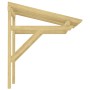Marquesina para puerta madera pino impregnada 100x100x80 cm en Toldos | Comprar online en Foru.es