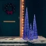 Cono de luz LED decorativo acrílico azul 60/90/120 cm de vidaXL, Luces de Navidad - Ref: Foro24-328973, Precio: 78,90 €, Desc...