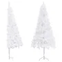Árbol de Navidad artificial de esquina blanco 210 cm PVC de vidaXL, Arboles de navidad - Ref: Foro24-329170, Precio: 39,86 €,...