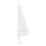 Árbol de Navidad artificial de esquina blanco 210 cm PVC de vidaXL, Arboles de navidad - Ref: Foro24-329170, Precio: 39,86 €,...