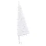 Árbol de Navidad artificial de esquina blanco 240 cm PVC de vidaXL, Arboles de navidad - Ref: Foro24-329171, Precio: 33,65 €,...
