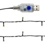 Guirnalda de Navidad con luces LED plateado 20 m de vidaXL, Luces de Navidad - Ref: Foro24-329206, Precio: 49,95 €, Descuento: %