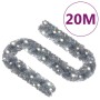 Guirnalda de Navidad con luces LED plateado 20 m de vidaXL, Luces de Navidad - Ref: Foro24-329206, Precio: 49,95 €, Descuento: %
