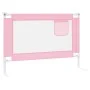 Sicherheitsgeländer für Kinderbett rosa Stoff 90x25 cm von vidaXL, Sicherheitsgeländer - Ref: Foro24-10198, Preis: 34,00 €, R...