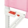 Sicherheitsgeländer für Kinderbett rosa Stoff 90x25 cm von vidaXL, Sicherheitsgeländer - Ref: Foro24-10198, Preis: 34,00 €, R...