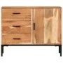 Solid acacia wood sideboard 88x30x73 cm by vidaXL, Sideboards - Ref: Foro24-329247, Price: 252,39 €, Discount: %