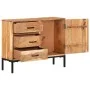 Solid acacia wood sideboard 88x30x73 cm by vidaXL, Sideboards - Ref: Foro24-329247, Price: 252,39 €, Discount: %