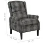 Liegestuhl aus grauem Stoff von vidaXL, Sessel - Ref: Foro24-329301, Preis: 184,17 €, Rabatt: %
